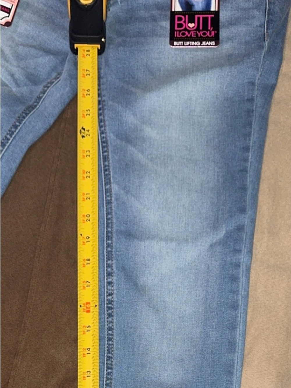 Women’s blue skinny jeans fit size 9. Never worn. Good condition 28 inch inseam - Picture 9 of 9